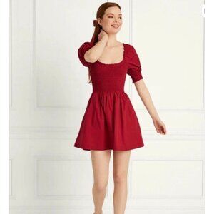 Hill House Home Louisa Nap Dress – Cherry Red (Size S)